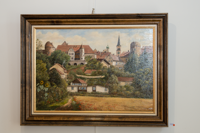 Verkauf von Bildern des Friedberg Malers und Häuserbauers Siegfried Hartl in der Friedberger Archivgalerie | Foto: FSeventfoto