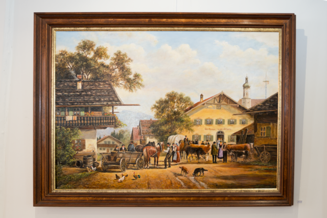 Verkauf von Bildern des Friedberg Malers und Häuserbauers Siegfried Hartl in der Friedberger Archivgalerie | Foto: FSeventfoto