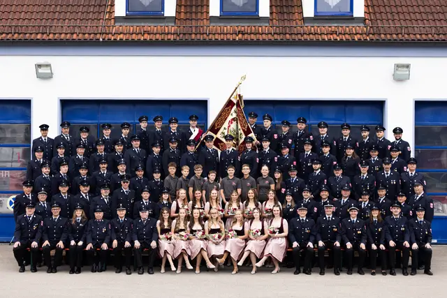Gruppenfoto der Freiwilligen Feuerwehr Gablingen | Foto: Freiwillige Feuerwehr Gablingen