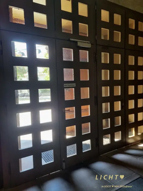LICHT durchs´ "TÜR-Fenster" :-)