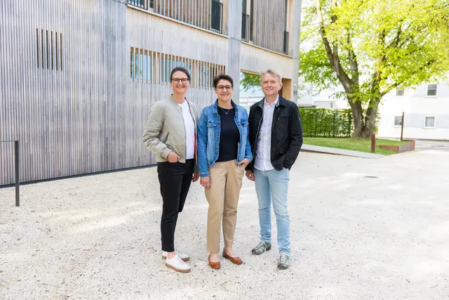 Der Palliativdienst Mittelschwaben aus Weißenhorn erhält den Ar-chitekturpreis für den Bau seines Palliativdienst-Gebäudes. | Foto: Tobias Atzkern / coredia - Medienproduktion GmbH