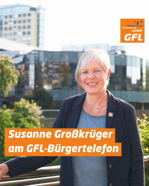 Susanne Großkrüger, sachkundige Bürgerin der GFL. | Foto: GFL