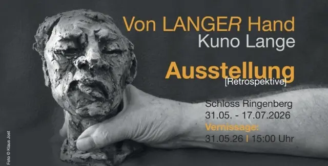 Bilder, Texte Schloss Ringenberg / Kunstausstellung/Retrospektive „Von Langer Hand…“ Retrospektive zum 75. Geburtstag des Bildhauers Kuno Lange