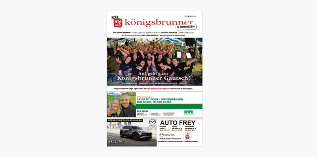 Den „königsbrunner“ 06/2026 hier als E-Paper lesen