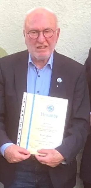Heinz Liebert, ehemaliger 2. Meitinger Bürgermister und einst stellvertretender Landrat hofft dass der Traditionsverein auch künftig das örtliche Leben in Langenreichen bereichert. | Foto: Peter Heider