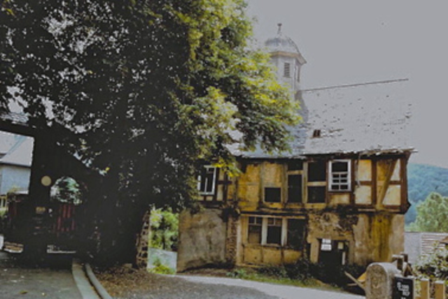 Die alte Kirche von Breidenstein im Jahr 1973