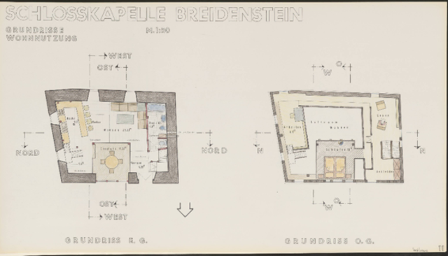 Schlosskapelle Breidenstein zur Wohnung umgebaut