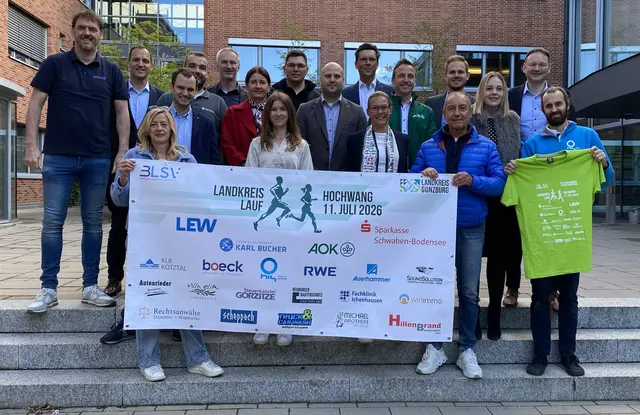 Der Landkreislauf ist nur mit starken Partnern möglich. Die Anmeldung für die diesjährige Veranstaltung beginnt am 1. Juni.  | Foto: Benjamin Sigmund / Landratsamt Günzburg
