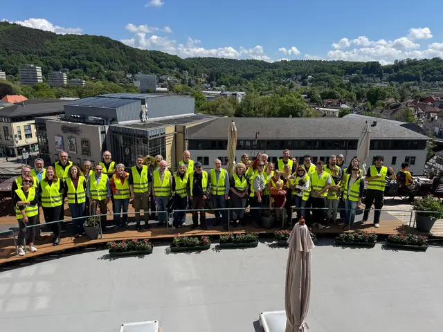 Das gesamte Team, das am Rotary Action Day im Einsatz war | Foto: Rotary Club Marburg Katrin Wenner