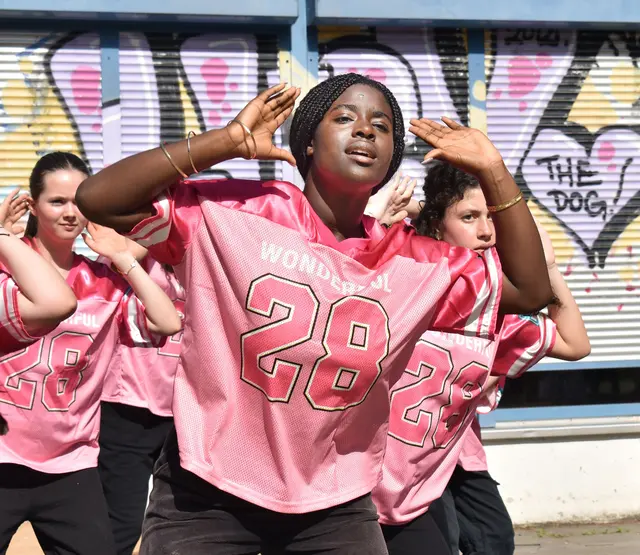Hip-Hop beim europäischem Nachbarschaftsfest