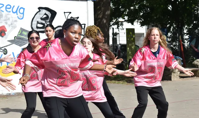 Hip-Hop beim europäischem Nachbarschaftsfest