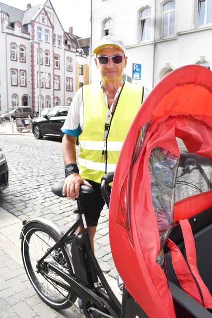 Fahrradrikscha des Mütterzentrums