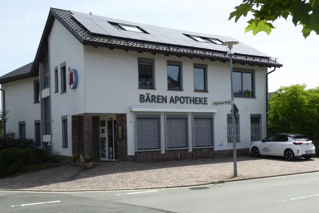 Die Bären-Apotheke in der Marburger Straße 2.