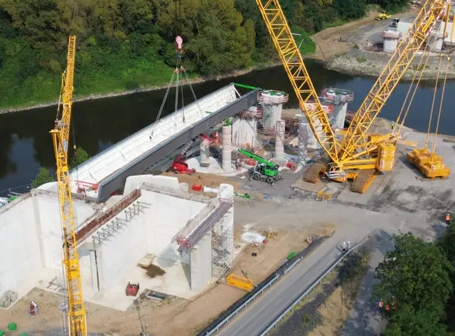 Bilder Schepers / Brückenneubau ab Rheinbrücke 