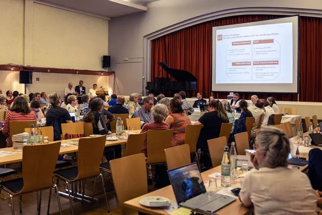 Das Foto wurde bei der Synoden-Tagung am vergangenen Wochenende aufgenommen.
Foto: Rolf Schotsch