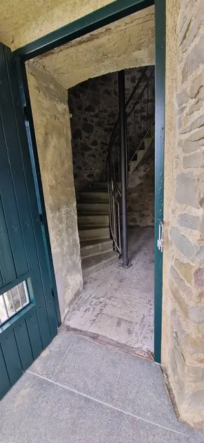 Eingang in den Turm zur Wendeltreppe nach oben.