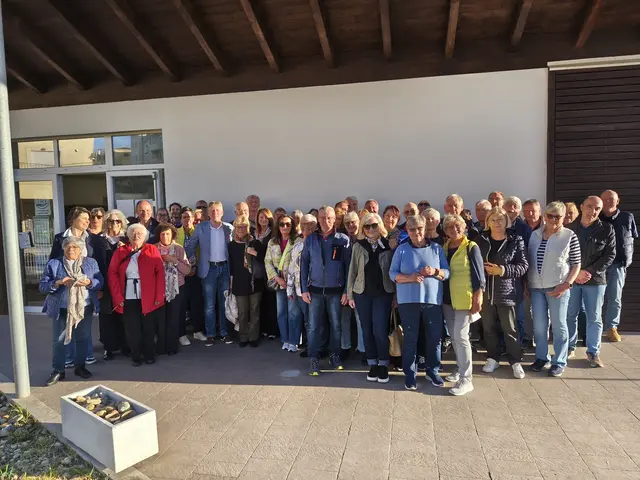 Die Delegation aus Neusäß wurde vom Partnerschaftsverein Bracciano mit regionalen, selbstgekochten Leckereien empfangen.