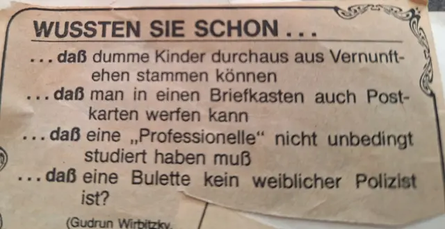Lang ist es her.. 