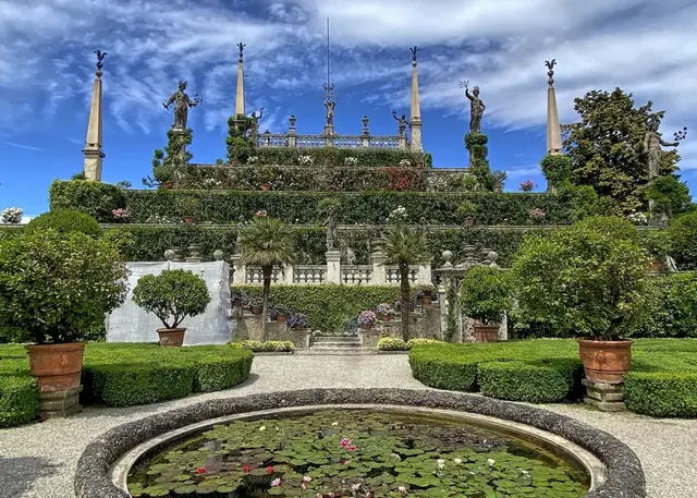 Das "Amphitheater" ist das Prunkstück der Isola Bella. | Foto: copyright Margot Klütsch