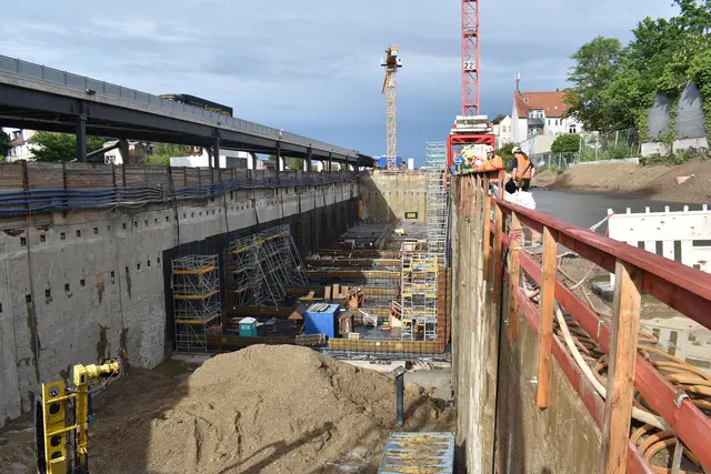 Der Tunnelbau ist gestartet