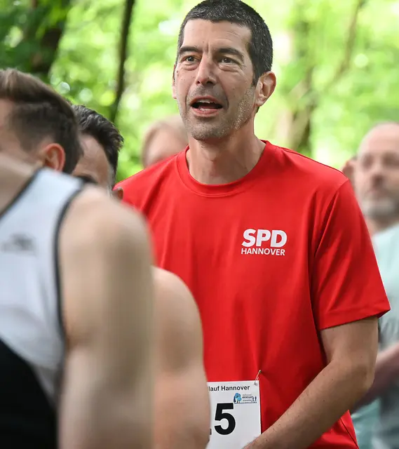 Beim 41. Döhrener Abendlauf war auch Axel von der Ohe mit dabei.