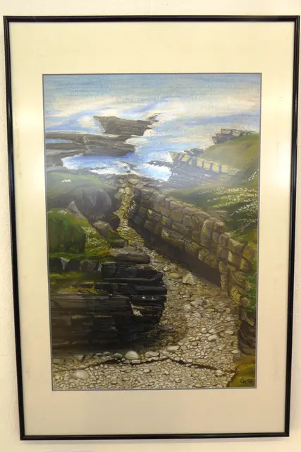 Küstenlandschaft in Irland von Gerhard Hotz.