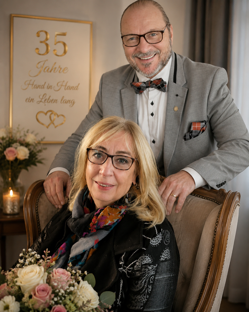 35 Jahre voller Liebe Ehefrau Edeltraud und Peter Ries