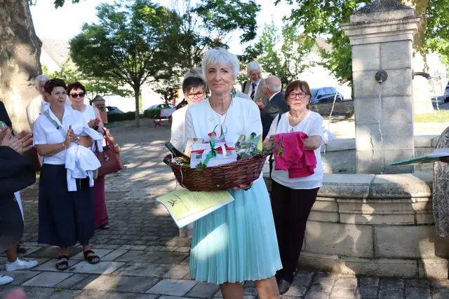 Madame Lydie Lebvre-Botquin in Marmagne | Foto: Marianne Stenglein