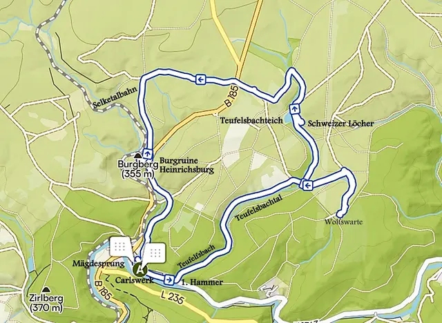 Streckenverlauf