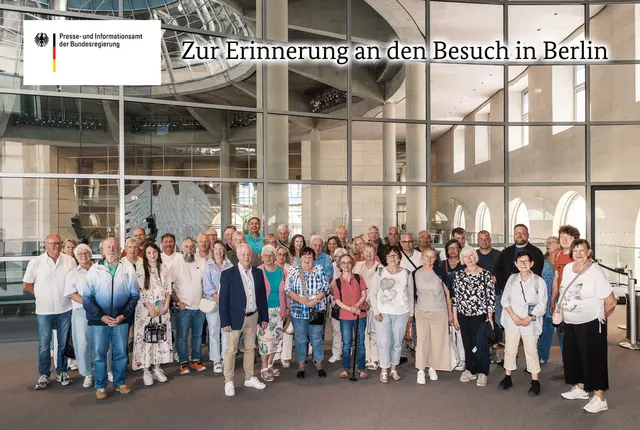 Besuch bei Markus Töns und Geheimagent Ratzfatz | Foto: Bildnachweis: Bundesregierung / StadtLandMensch-Fotografie