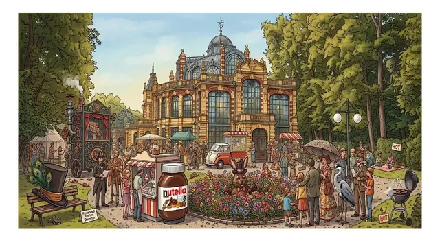 Foto: Wimmelbild by KI;  Idee Wolfgang Weiss