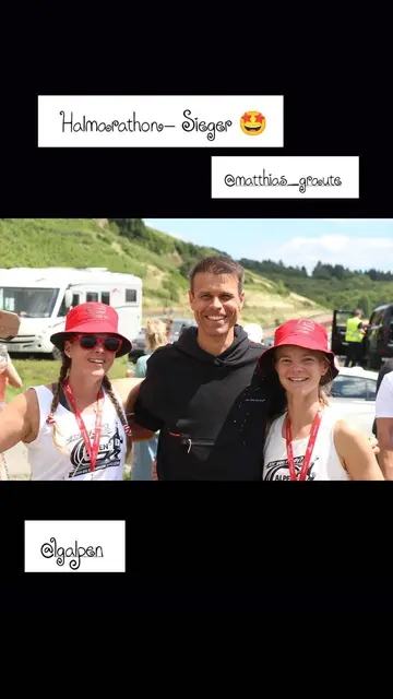 Foto no 5: Ckycky :) und Anni :) mit dem Sieger über den Halbmarathon: Matthias Graute! 