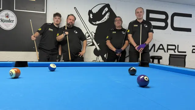 v.l.n.r.: Niklas Geßler, Alexander Frei, Holger Kruse, Sascha Krull
