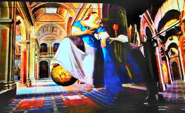 Johannes Vermeer „ Frau mit Waage“