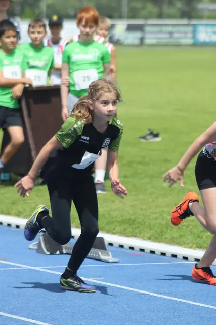 Franka Bechtel über 50m bei den Kreismeisterschaften der U12/U14 in Zusmarshausen | Foto: Angelika Scheich