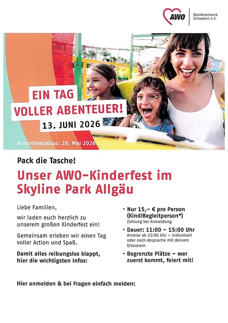 AWO Kinderfest im Skyline Park Allgäu