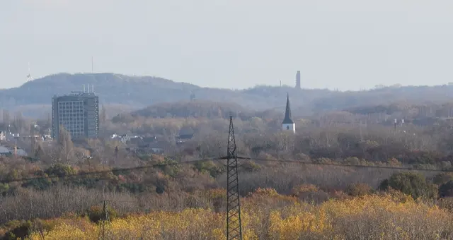 Blick auf Lünen mit der St. Georgs KIrche