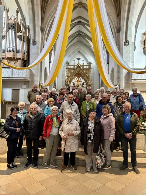 Gruppe in der Klosterkirche