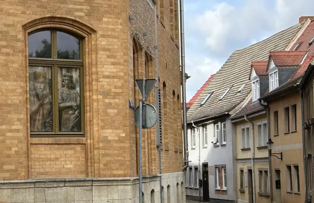 'Uta und Ekkehard' findet man vielfach in der Stadt.