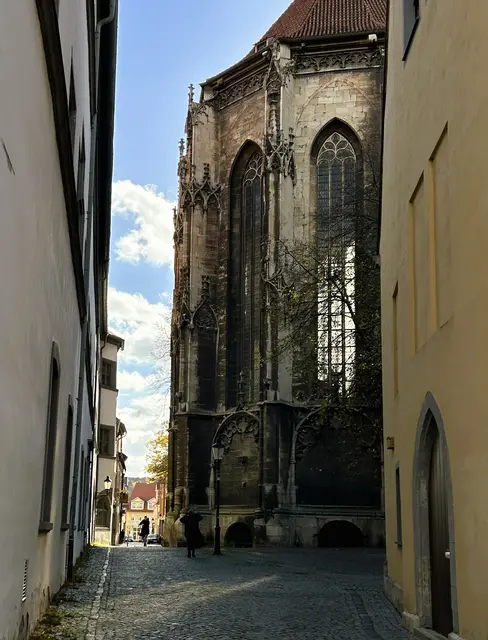 Teilansicht der Stadtkirche St. Wenzel