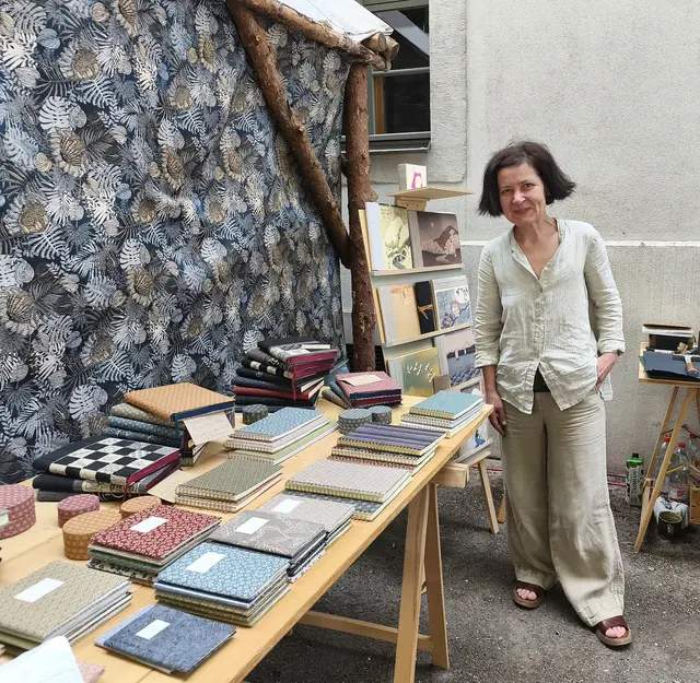 Antje Heubach, Buchbinderin