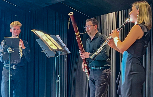 Das Vino Trio begeistert die Zuhörer mit perfekt zusammengestellten Werken klassischer Musik | Foto: Martha Reißner