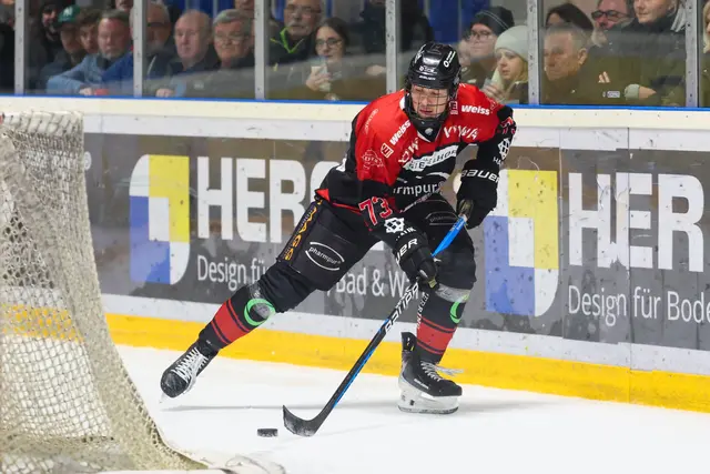 David Kaiser zeigte eine starke erste Saison beim EHC Königsbrunn | Foto: Dietmar Ziegler