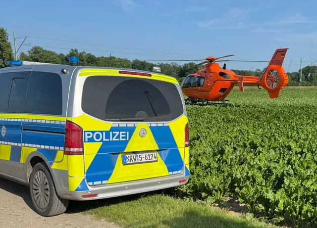 Bild Schepers/ Text Polizei Emmerich/ Radfahrer von LKW erfasst