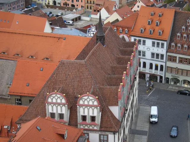 Dem Rathaus auf's Dach geschaut