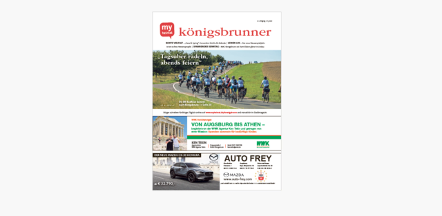 Den „königsbrunner“ 07/2026 hier als E-Paper lesen!