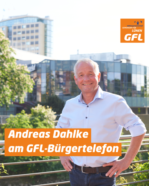 Andreas Dahlke, Fraktionsvorsitzender der GFL Lünen | Foto: GFL