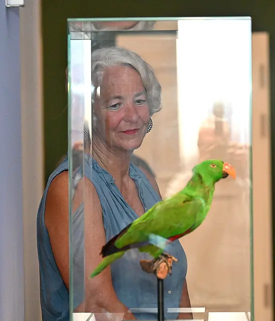 Museumsdirektorin Prof. Dr. Katja Lembke in der Ausstellung