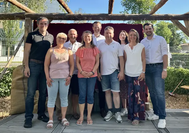 Foto von links: Michael Kreuzer, Nathalie Riediger, Markus Reutter, Manuela Messerer, Christoph Steur, Bernhard Weber, Katharina Gebele, Corinna Zweifel und Vorsitzender Daniel Kaim | Foto: Daniel Kaim