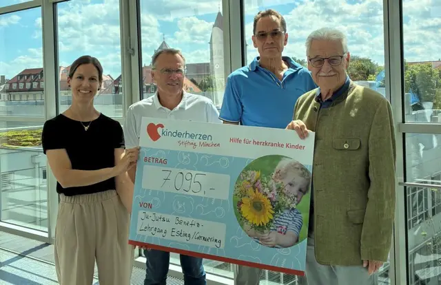 v.l. Linda Röß, Peter Scondo, Rolf Kissel, Dieter Meyer